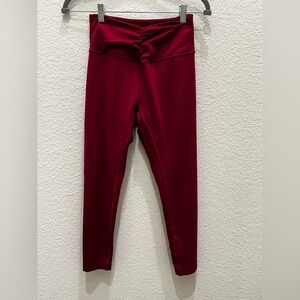 Victoria's Secret Deep Red High-Waist Leggings